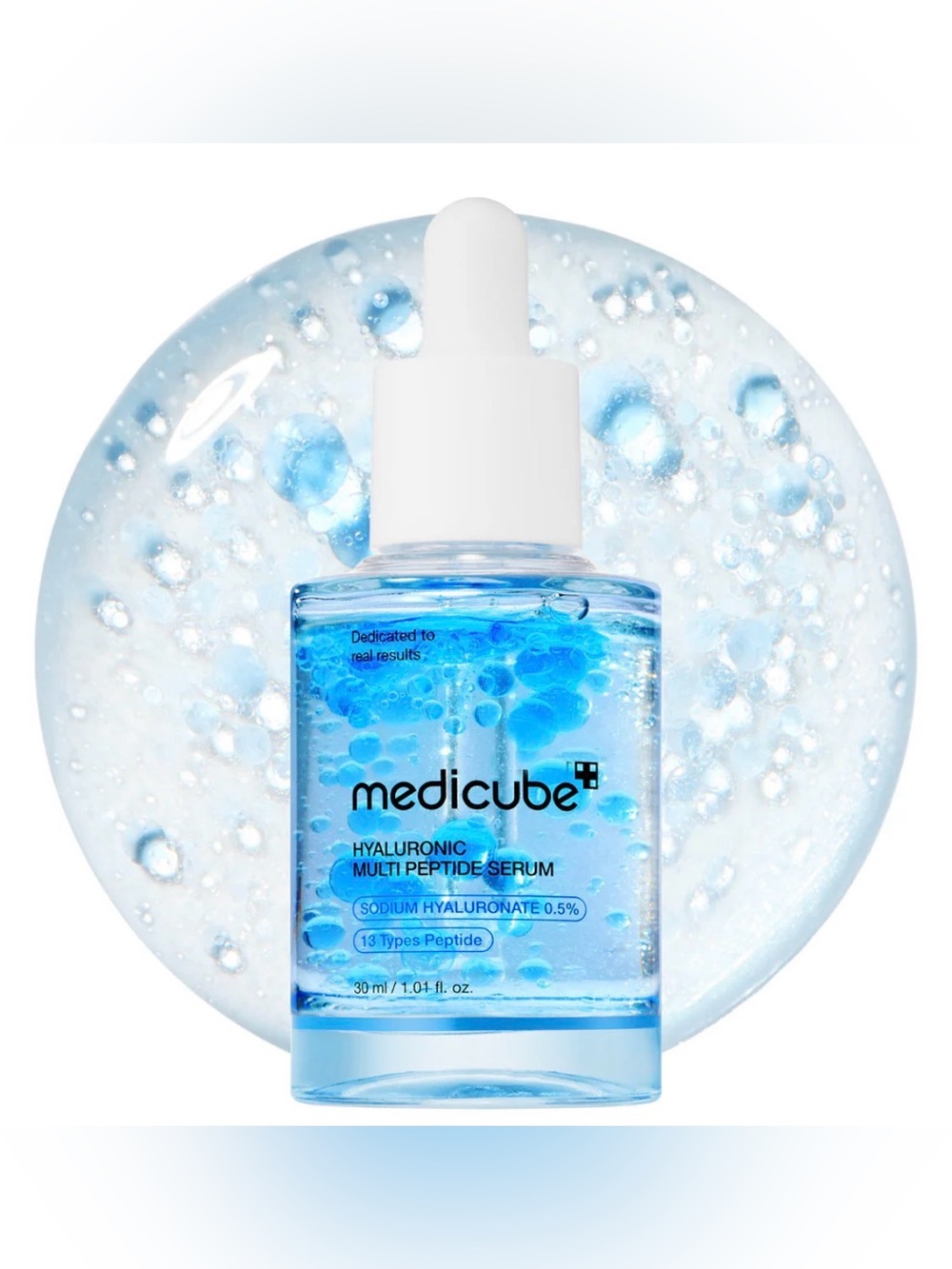 Medicube Hyaluronic Multi Peptide PDRN Serum – Hydrating Blue Serum (No Box)